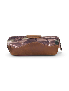 Texas Tech Camo Leather Double T Travel Kit – Back view
