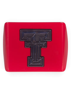 Texas Tech Chrome Double T on Red Hitch Cover – In room