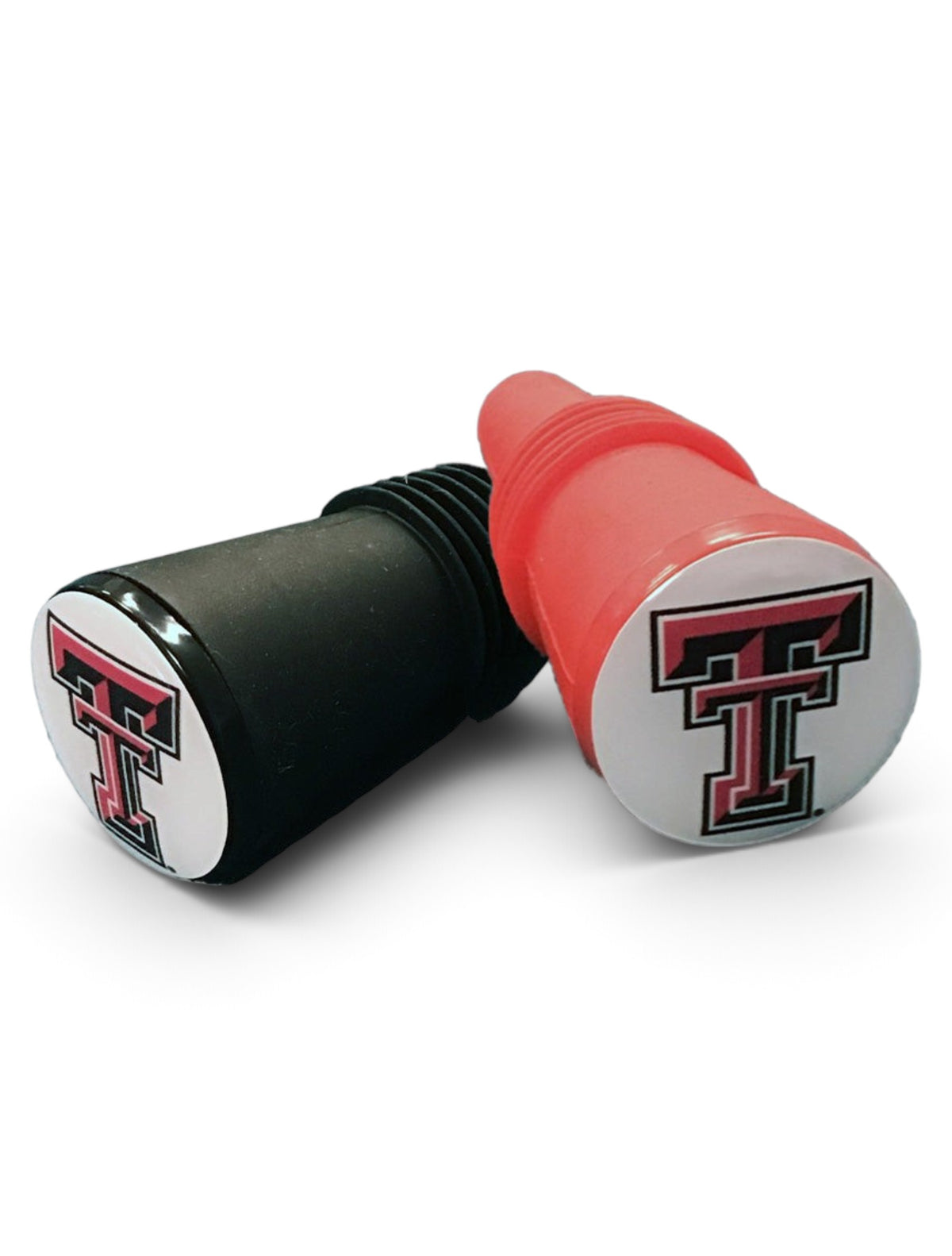 Texas Tech Double T 2 Pack Wine Bottle Stopper – Detail