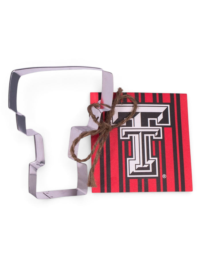 Texas Tech Double T Cookie Cutter – Front view