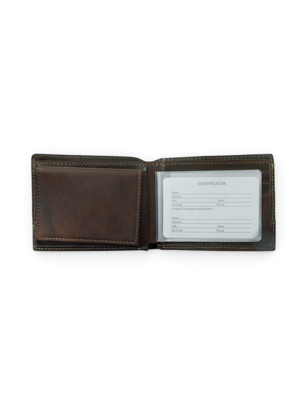 Texas Tech Double T Emblem on Pass Case Moss Green Wallet – Detail
