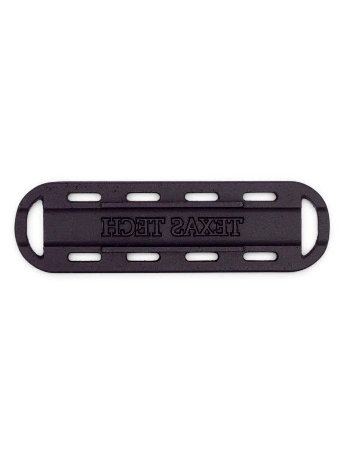 Texas Tech Double T "Gun's Up"  Black Vinyl Grill Mat – Detail