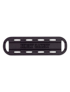 Texas Tech Double T "Gun's Up"  Black Vinyl Grill Mat – Detail