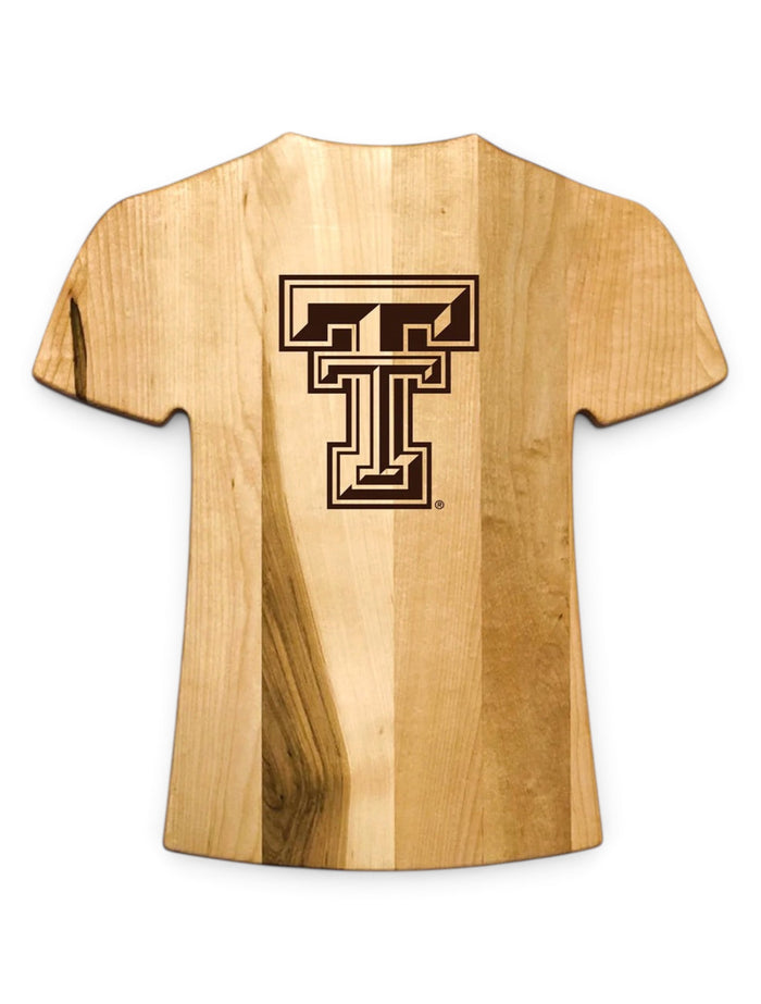 Texas Tech Double T "Jersey Style" Cutting Board – Front view