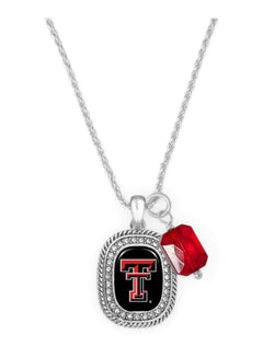 Texas Tech Double T "Madison" Necklace – Front view