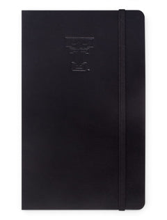 Texas Tech Double T Moleskine Ruled Notebook – Black front view