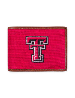 Texas Tech Double T Needle Point Wallet – Front view