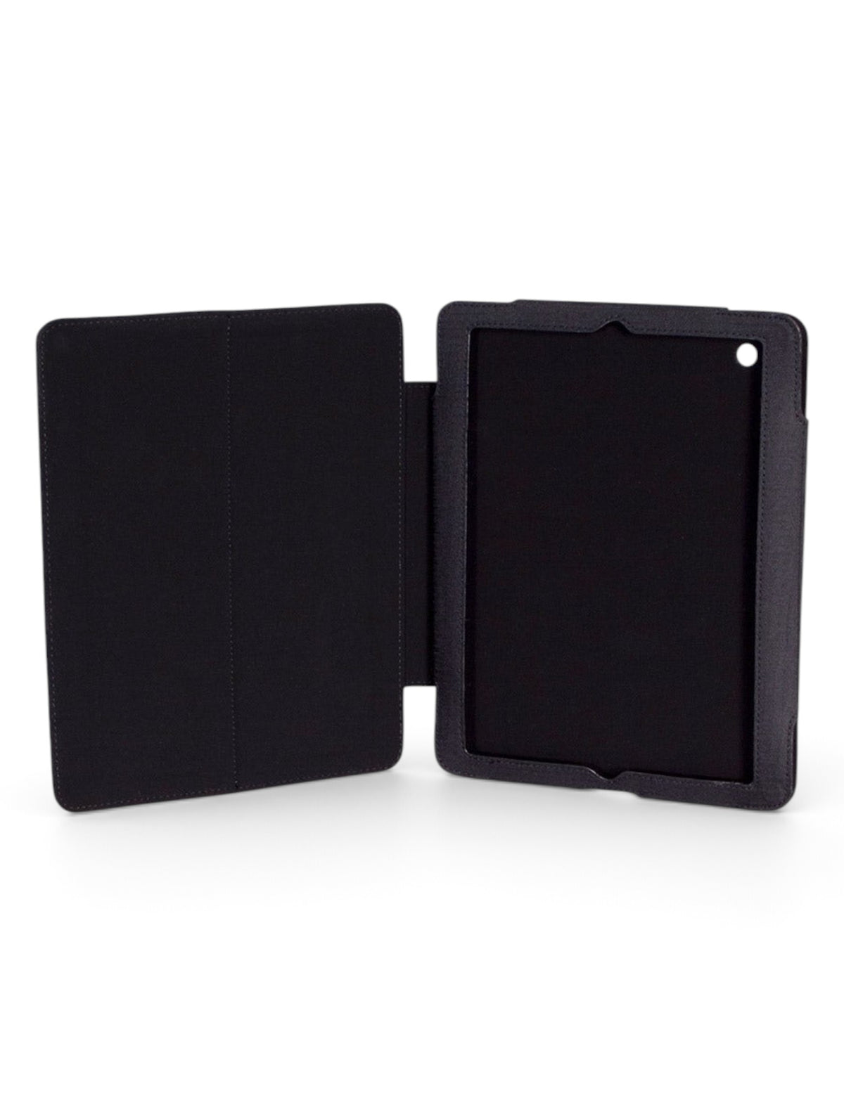 Texas Tech Double T on Black Leather iPad Cover – Detail