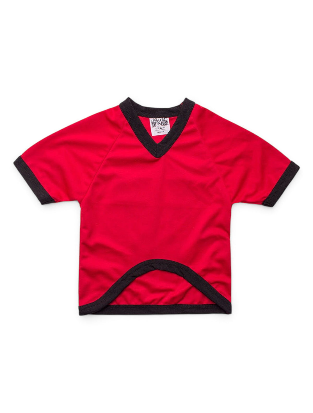 Texas Tech Double T on Red Dog Jersey – Detail