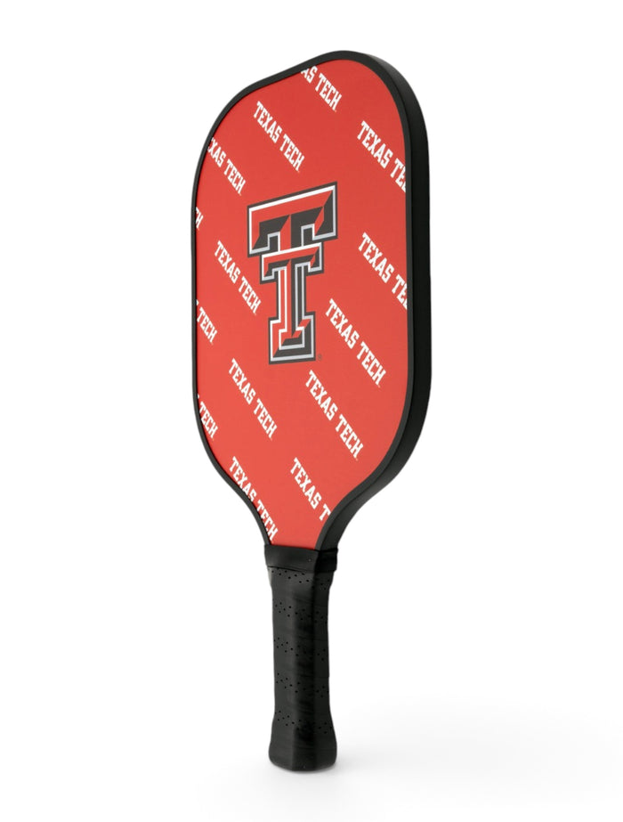 Texas Tech Double T Pickleball Racket – Front view