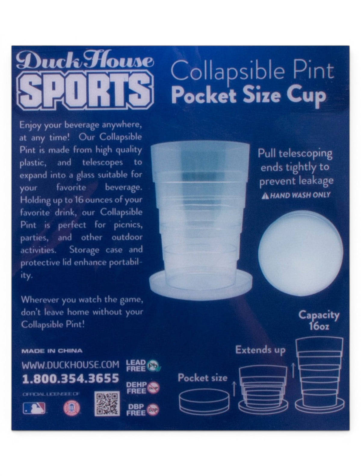 Texas Tech Double T Pocket Pint Collapsible Cup – Detail