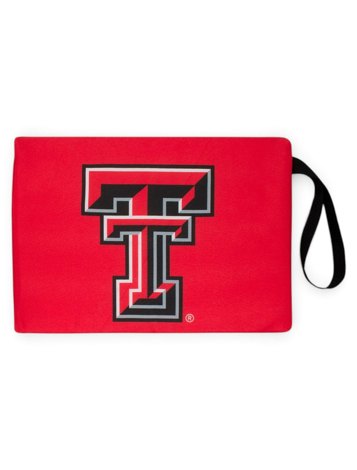 Texas Tech Double T Seat/Bleacher Cushion – Red front view