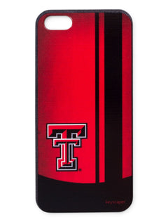 Texas Tech Double T Striped iPhone Case – Front view