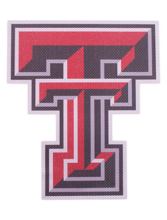 Texas Tech Double T Window Decal – Front view