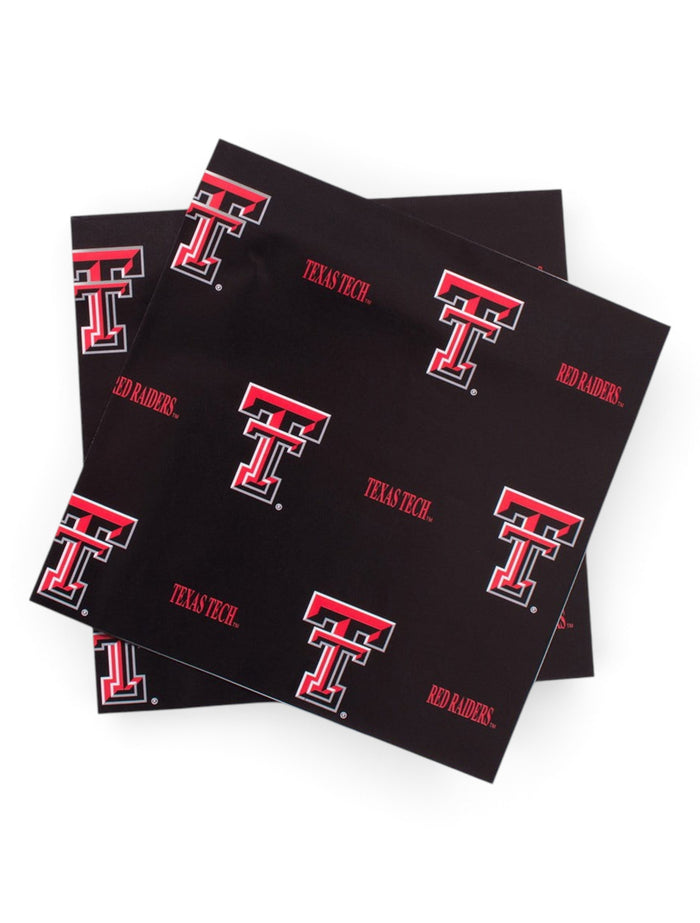 Texas Tech Double T Wrapping Paper – Front view