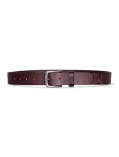 Texas Tech Embossed Double T Leather Belt – Front view