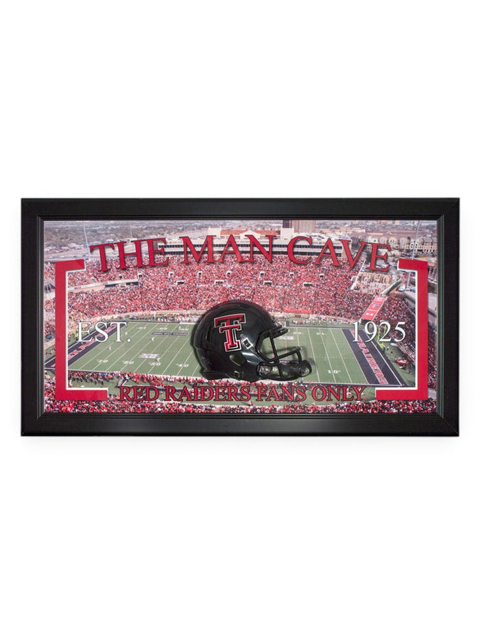 Texas Tech Football Man Cave Frame – Front view