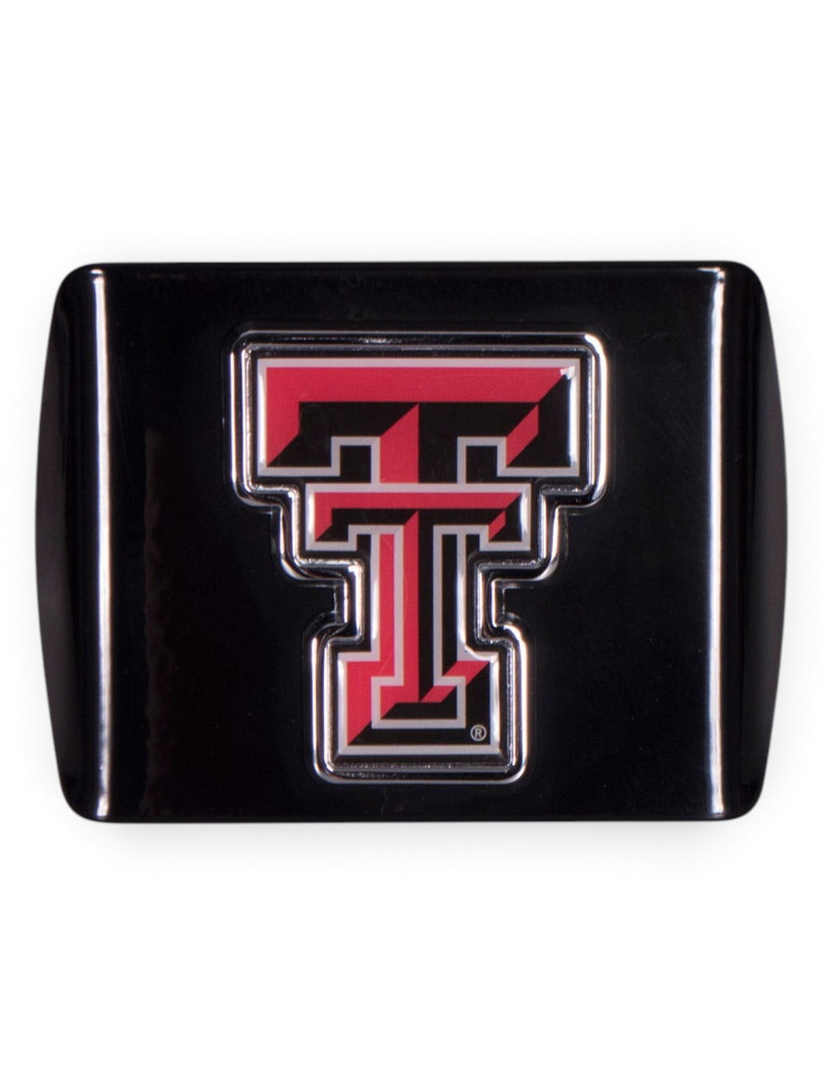 Texas Tech Full Color Double T on Black Hitch Cover – In room