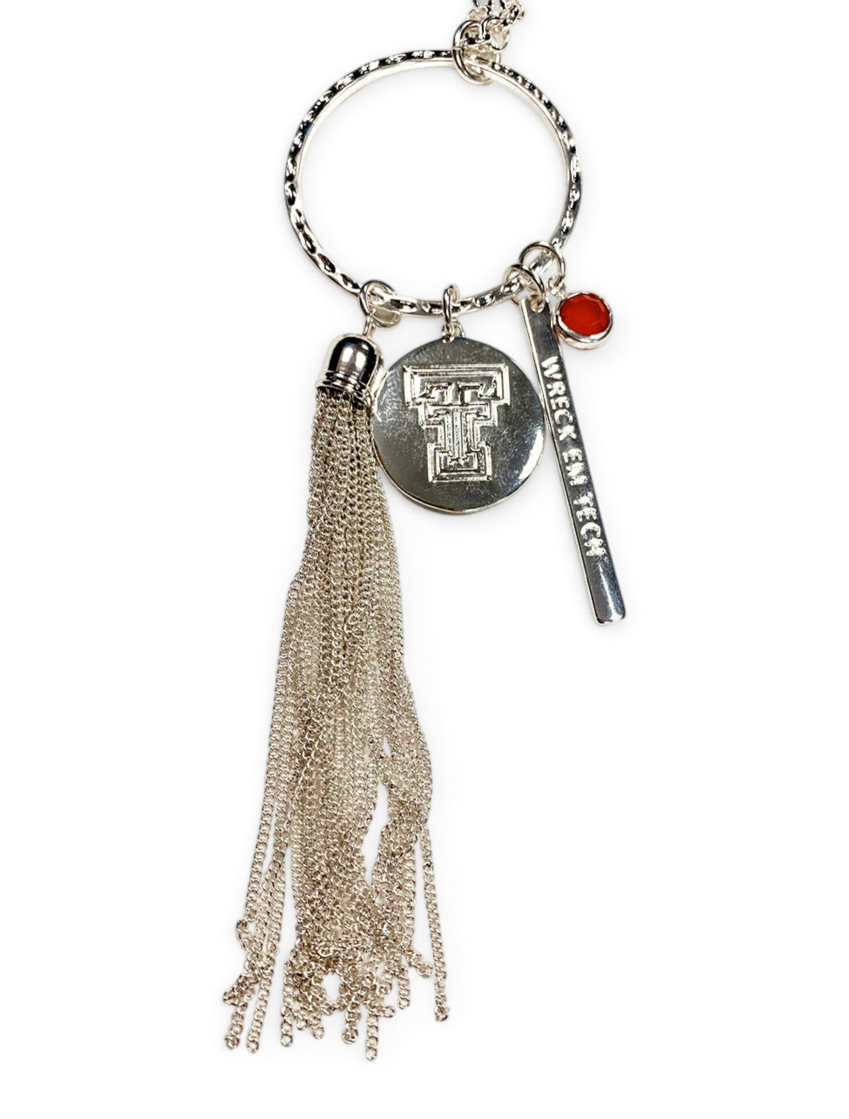 Texas Tech "Gabby" Necklace with Charms – Detail