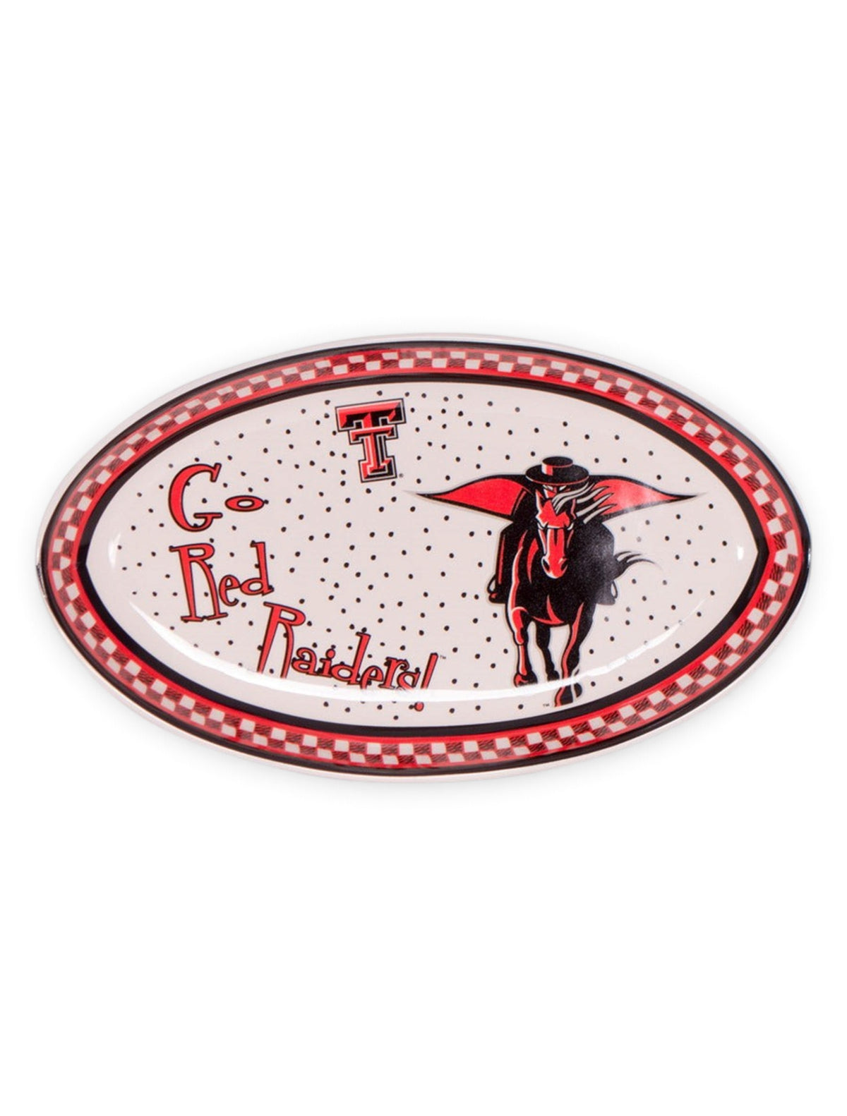 Texas Tech Gameday Ceramic Platter – Front view