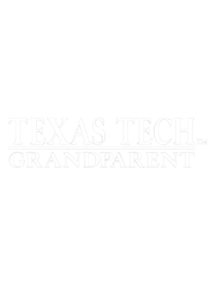 Texas Tech Grandparent White Decal – Front view