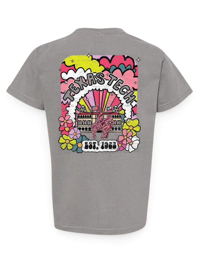 Texas Tech "Hippie Hooray" YOUTH T-shirt – Front view