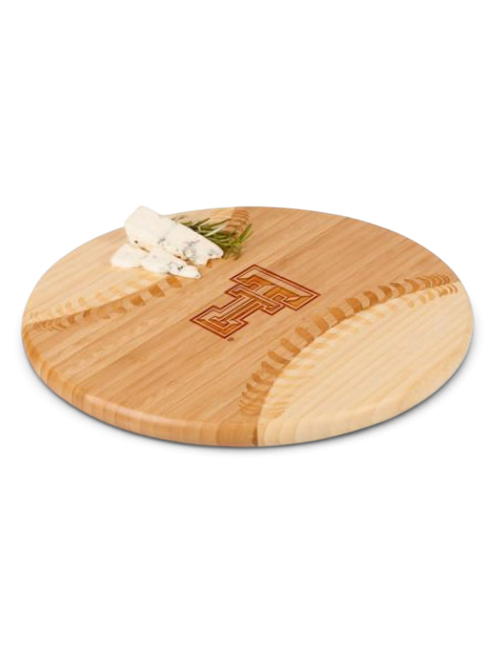 Texas Tech "Home Run" Cutting Board /Serving Tray – Front view