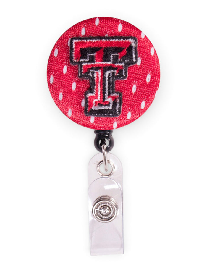 Texas Tech Jersey Red Badge Reel – Front view