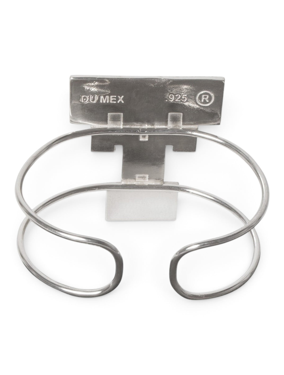 Texas Tech Large Double T Sterling Silver Cuff Bracelet – On model