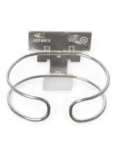 Texas Tech Large Double T Sterling Silver Cuff Bracelet – On model