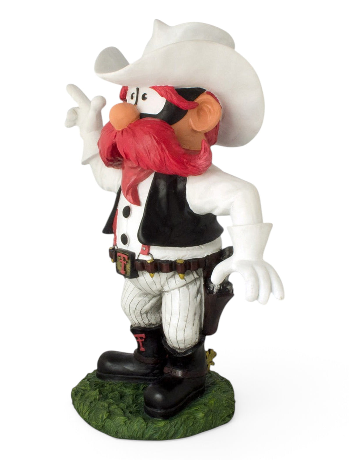 Texas Tech Large Hand Painted Raider Red Statue – Detail
