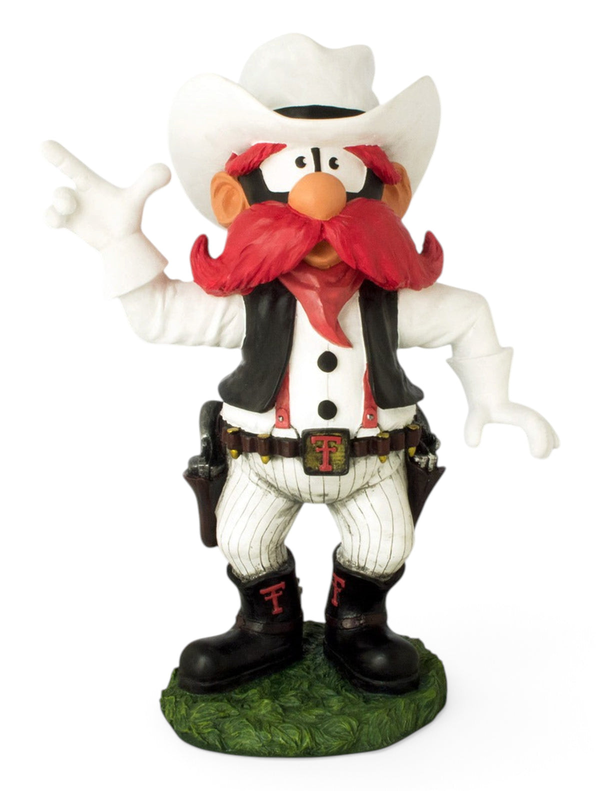 Texas Tech Large Hand Painted Raider Red Statue – Front view