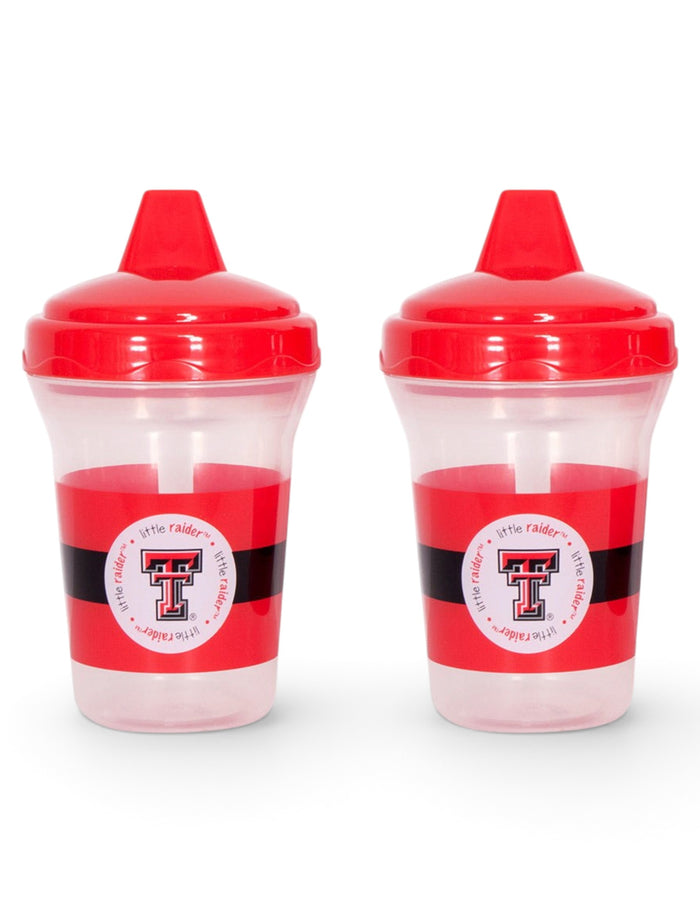Texas Tech Little Red Raider Sippy Cup Double Pack – Front view