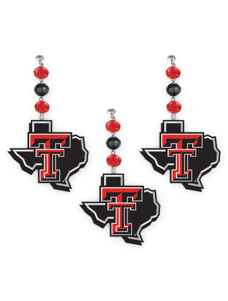 Texas Tech Lone Star Pride Clip on Charms – Front view