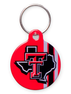 Texas Tech Lone Star Pride Dog Collar Charm – Front view