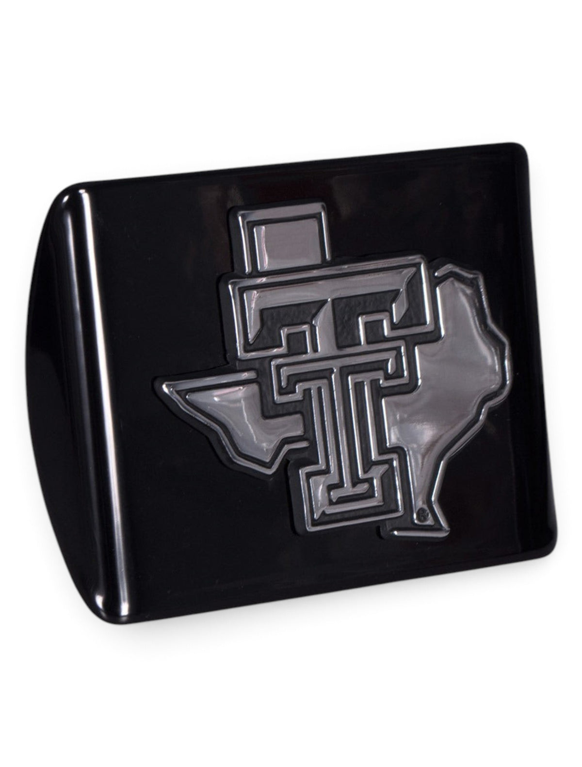 Texas Tech Lone Star Pride on Black Hitch Cover – Detail