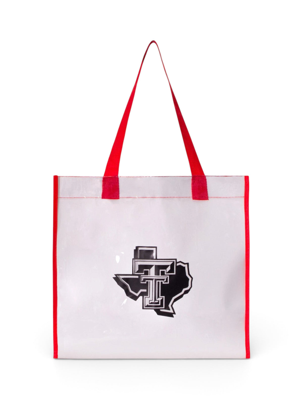 Texas Tech Lone Star Pride Stadium Approved Game Day Tote – Red front view