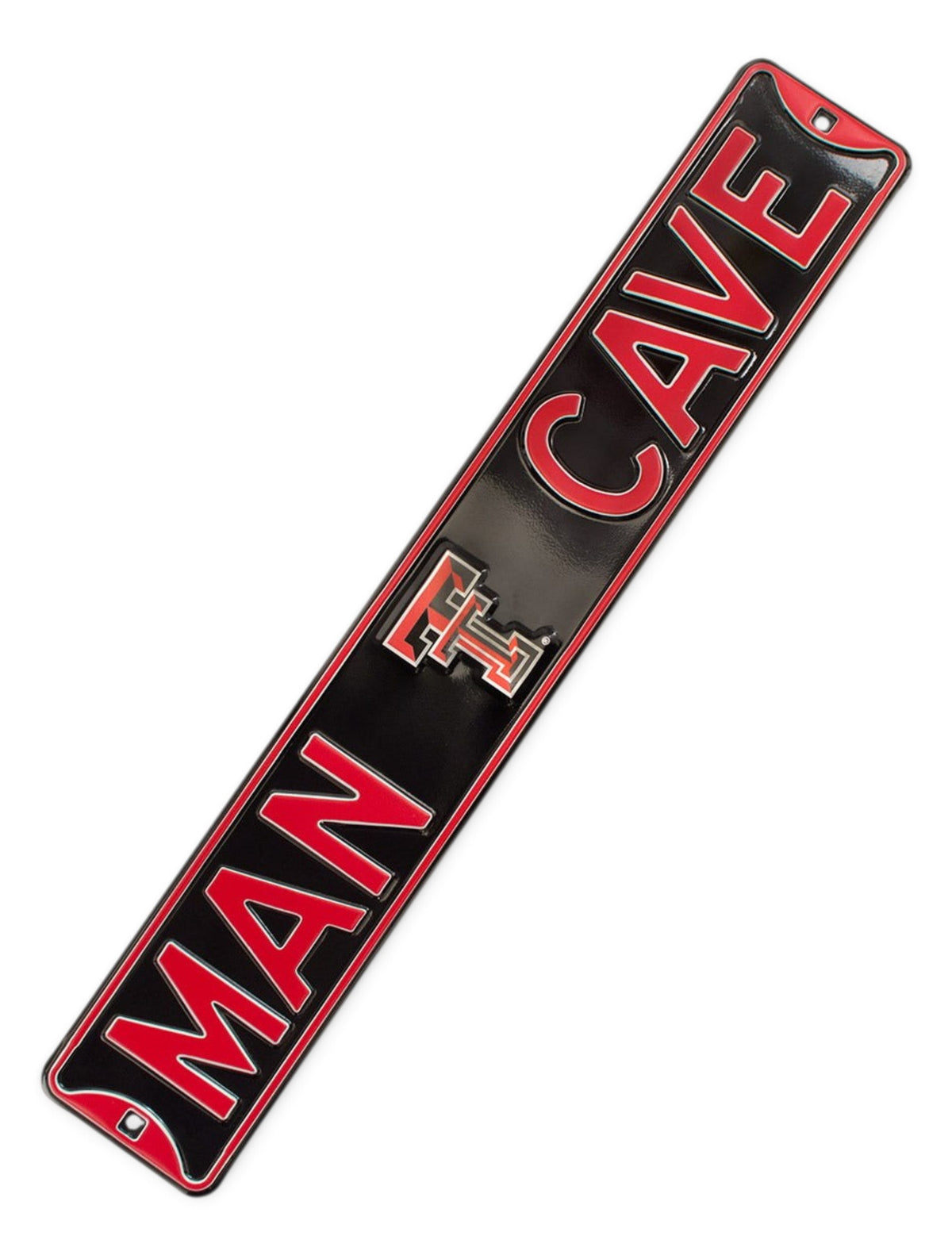Texas Tech Man Cave Street Sign – Front view
