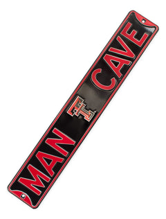 Texas Tech Man Cave Street Sign – Front view