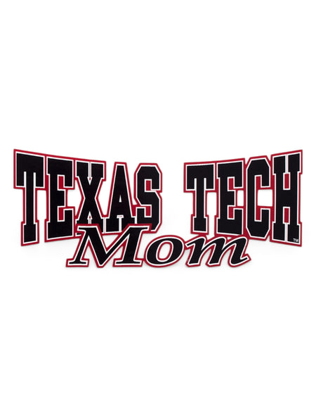 Texas Tech Mom Decal – Front view