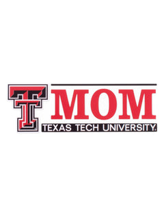 Texas Tech Mom with Double T Decal – Front view