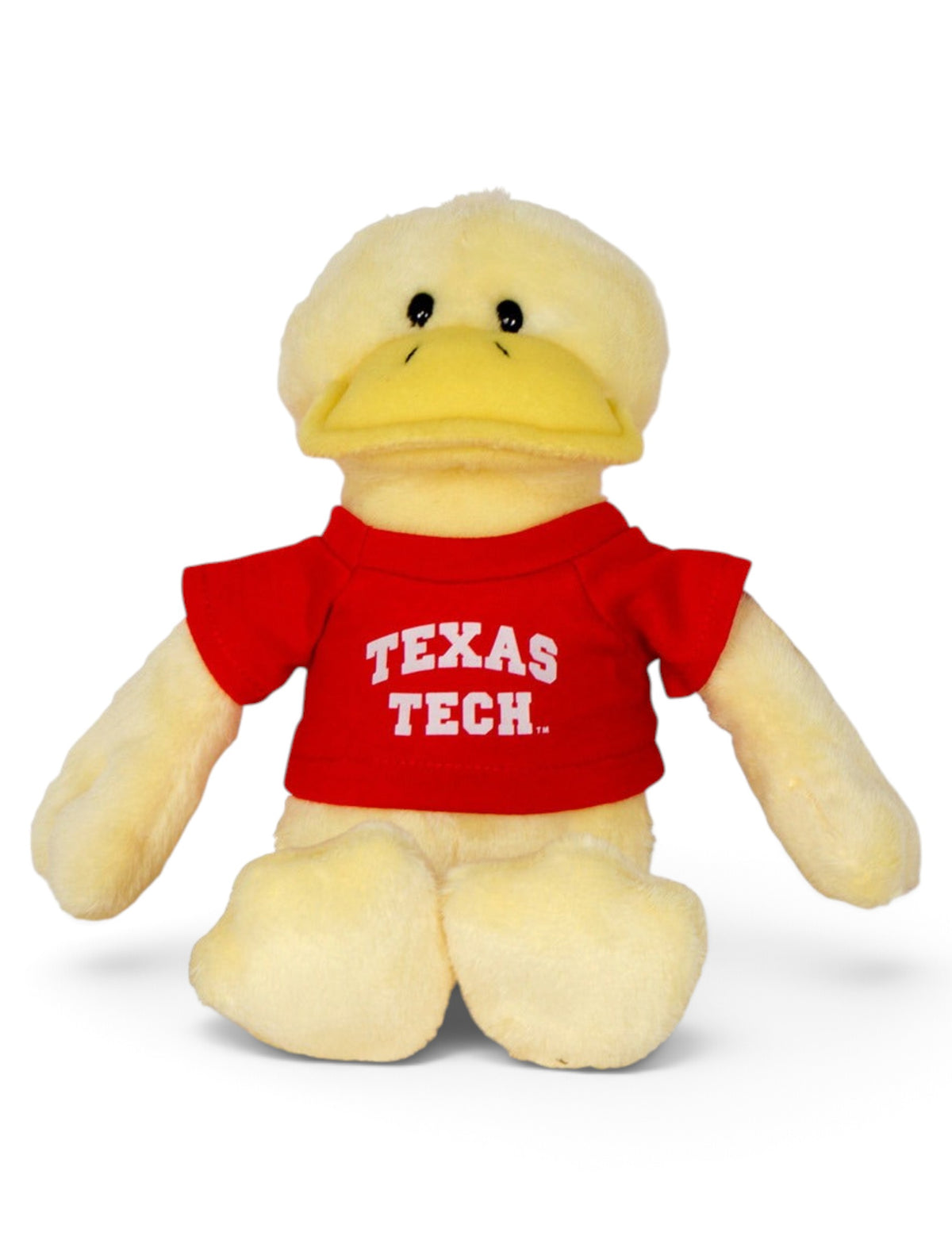 Texas Tech Plush Duck in Tech T-Shirt – Front view