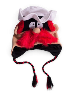 Texas Tech Plush Raider Red Head YOUTH Beanie – Front view