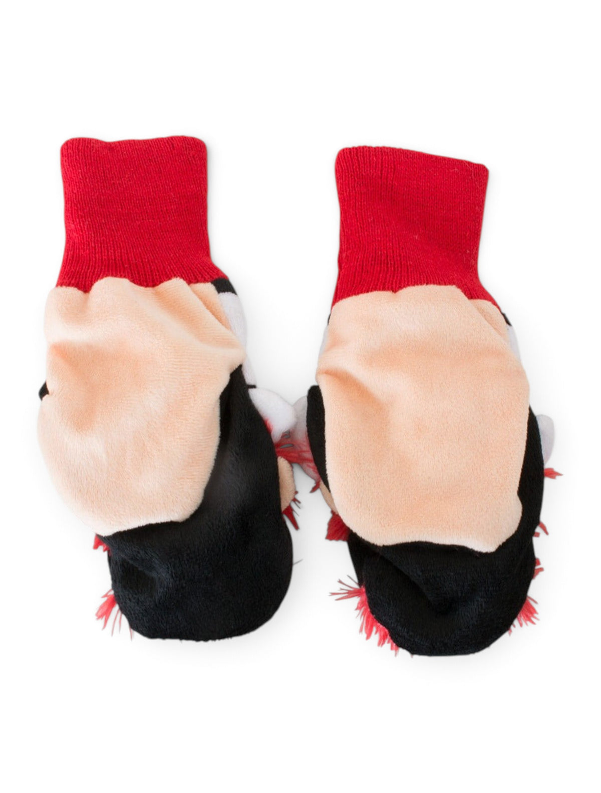 Texas Tech Plush Raider Red Head YOUTH Mittens – Detail
