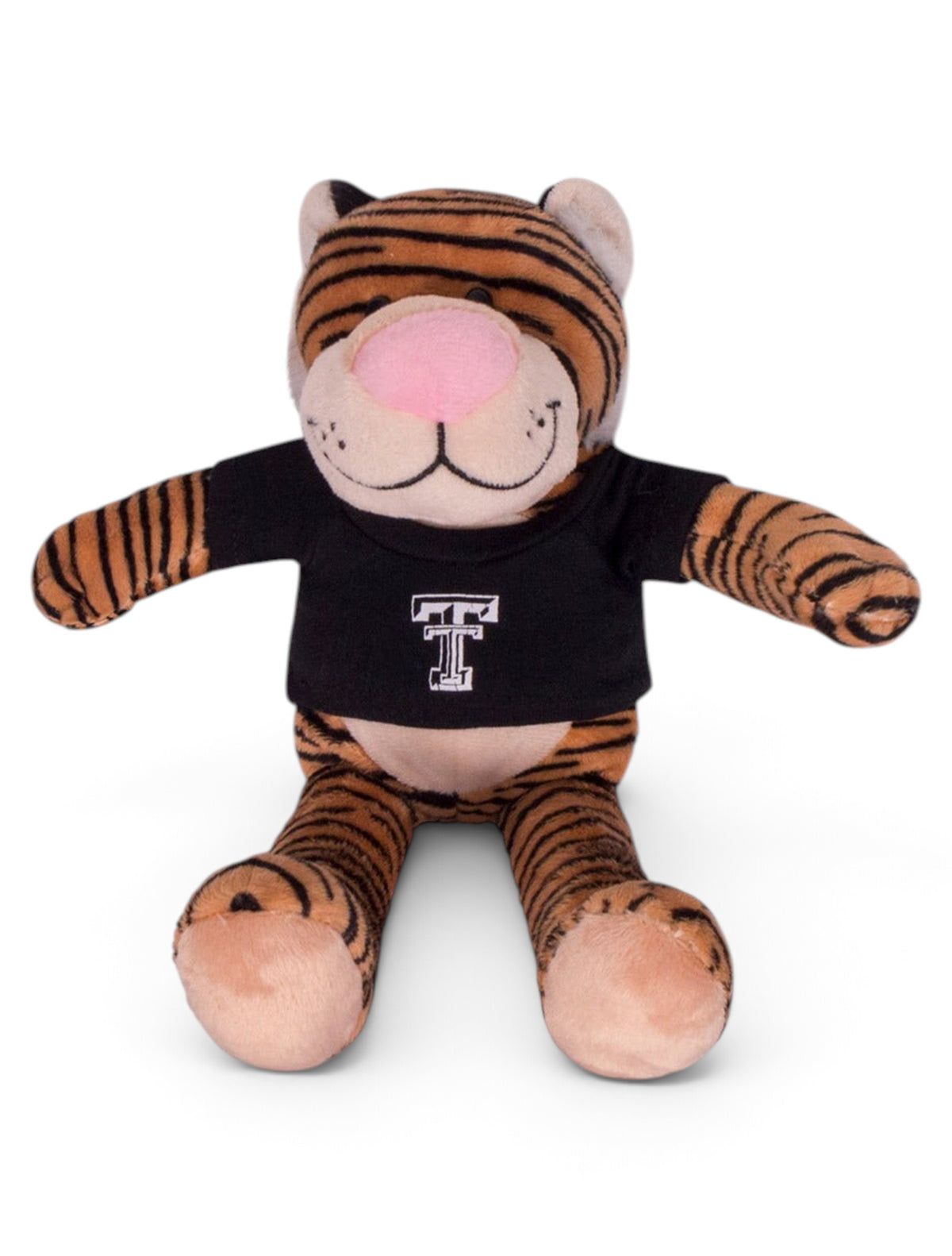 Texas Tech Plush Tiger in Tech T-Shirt – Front view