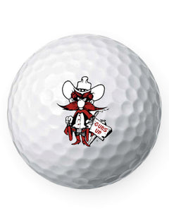 Texas Tech Raider Red 50th Anniversary 3 Pack of Golf Balls – In room