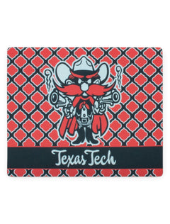 Texas Tech Raider Red Lattice Mouse Pad – Front view