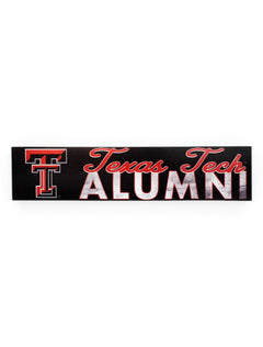 Texas Tech Red Raider Alumni with Double T Wall Decor – Front view