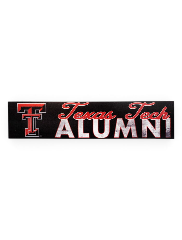 Texas Tech Red Raider Alumni with Double T Wall Decor – Front view
