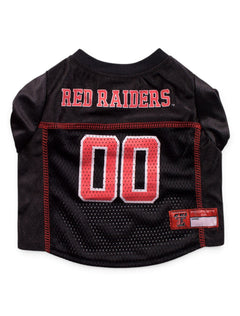 Texas Tech Red Raiders #00 Black Pet Jersey – Front view